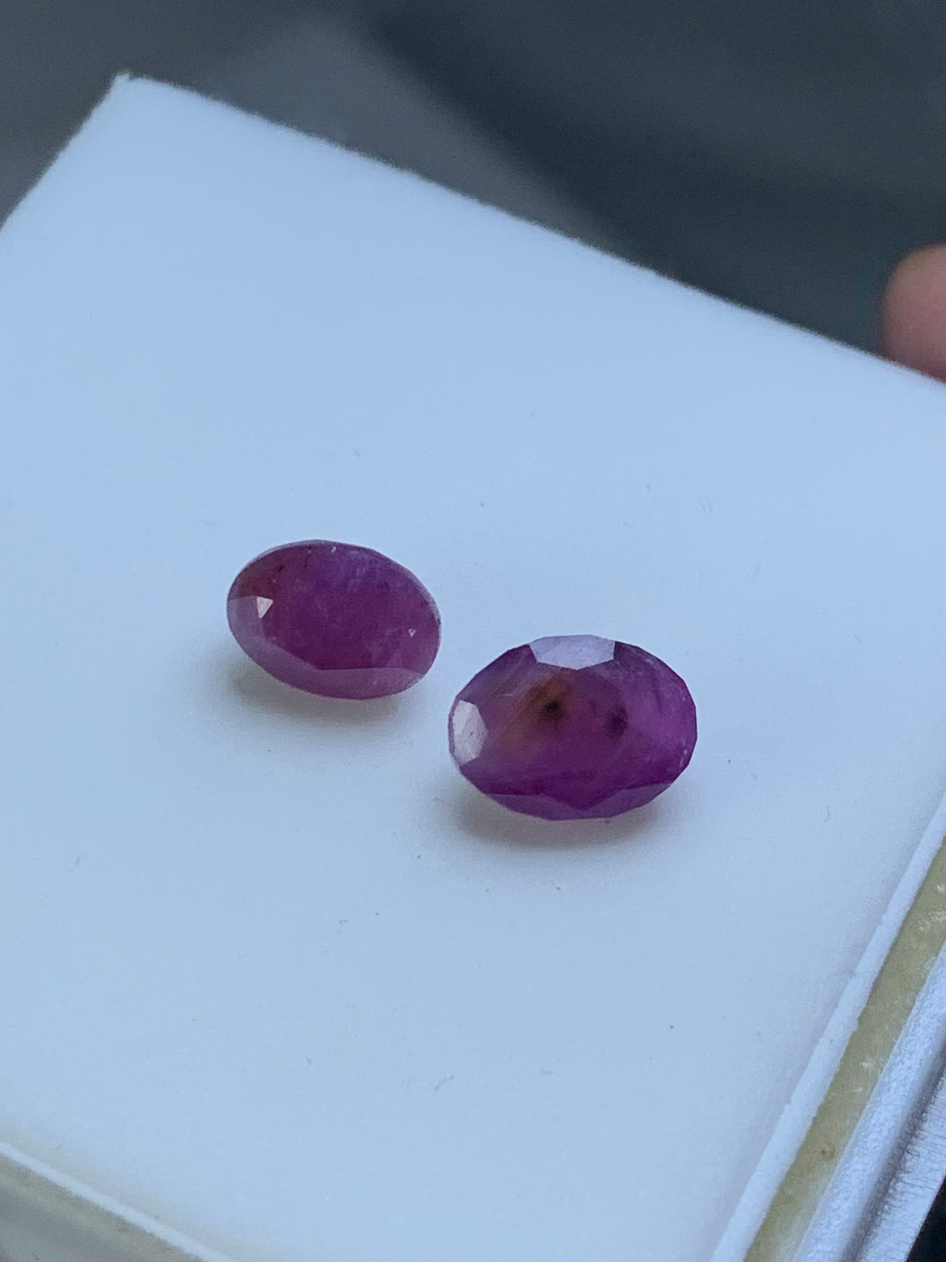 4.12 Carats Of Natural Oval Kashmir Batakundi Ruby | Loose Ruby For Jewelry