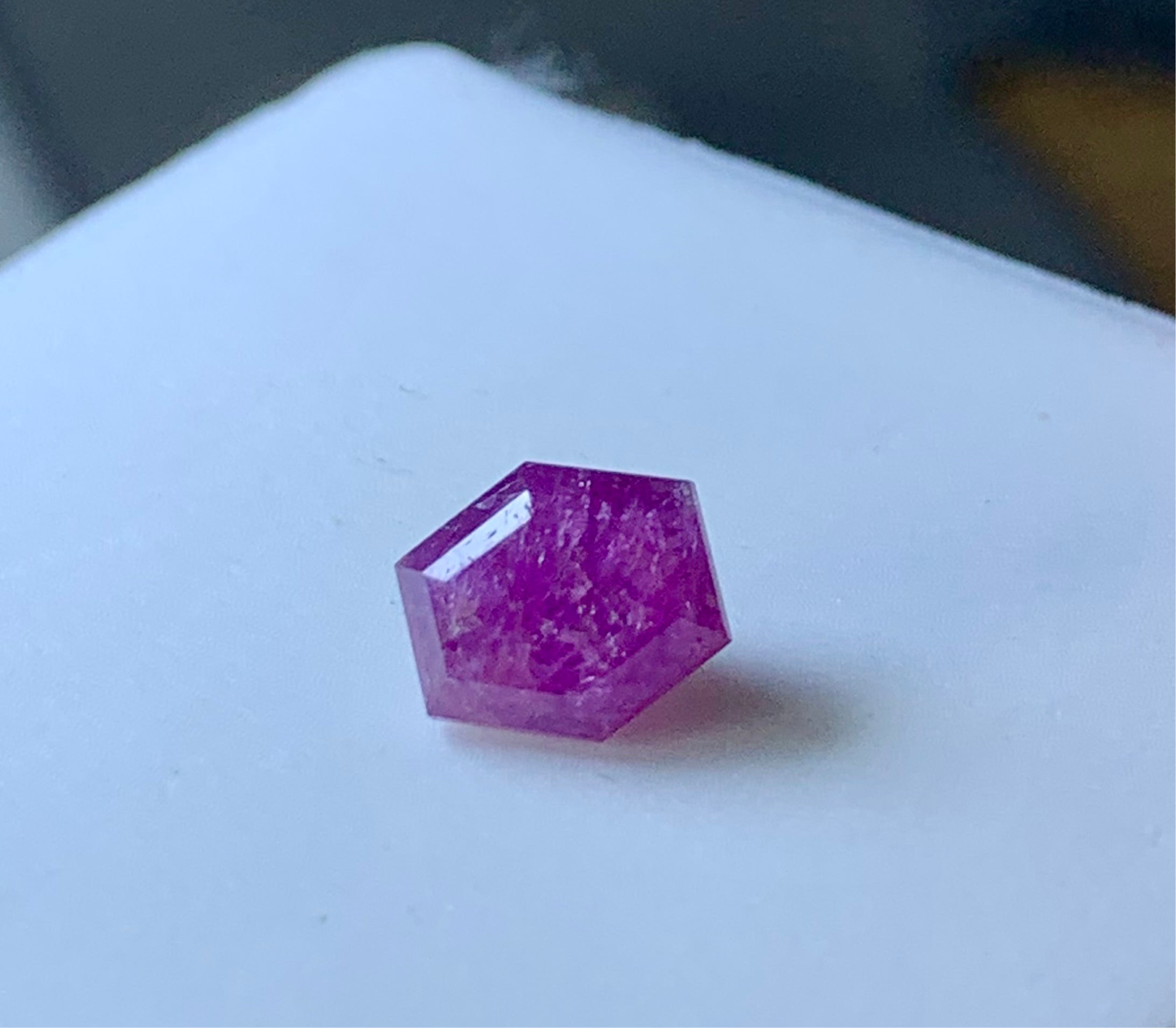 2 Carats Natural Trapiche Batakundi Kashmir Ruby