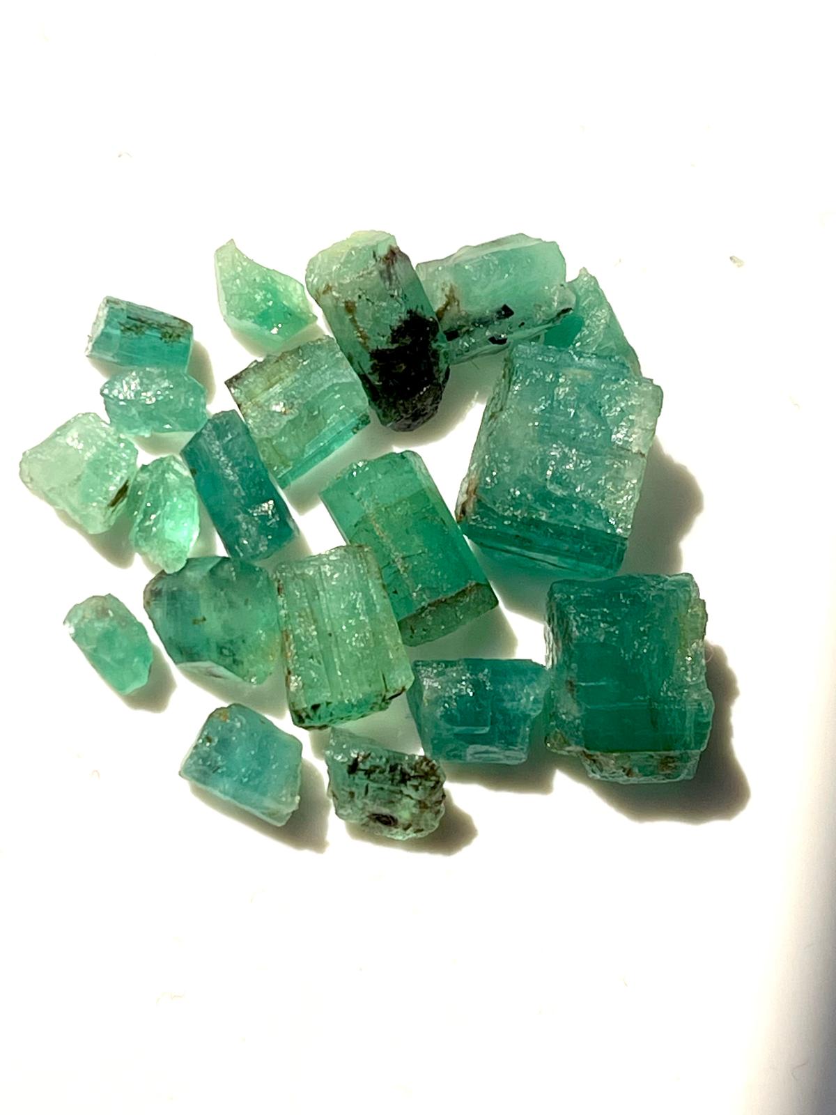 70 carats Rough Emerald Stone Parcel