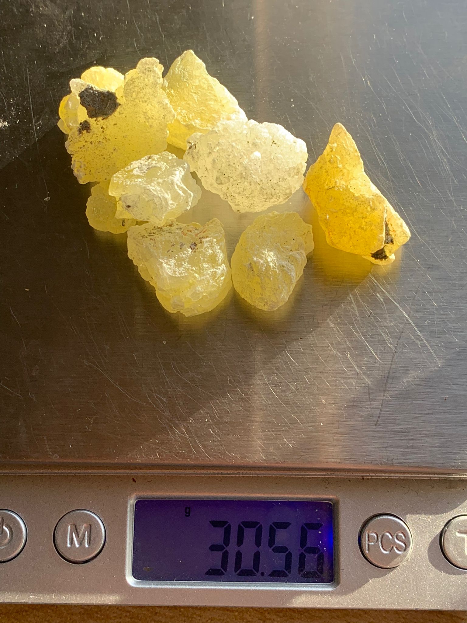 Yellow Brucite for Sale 30 grams
