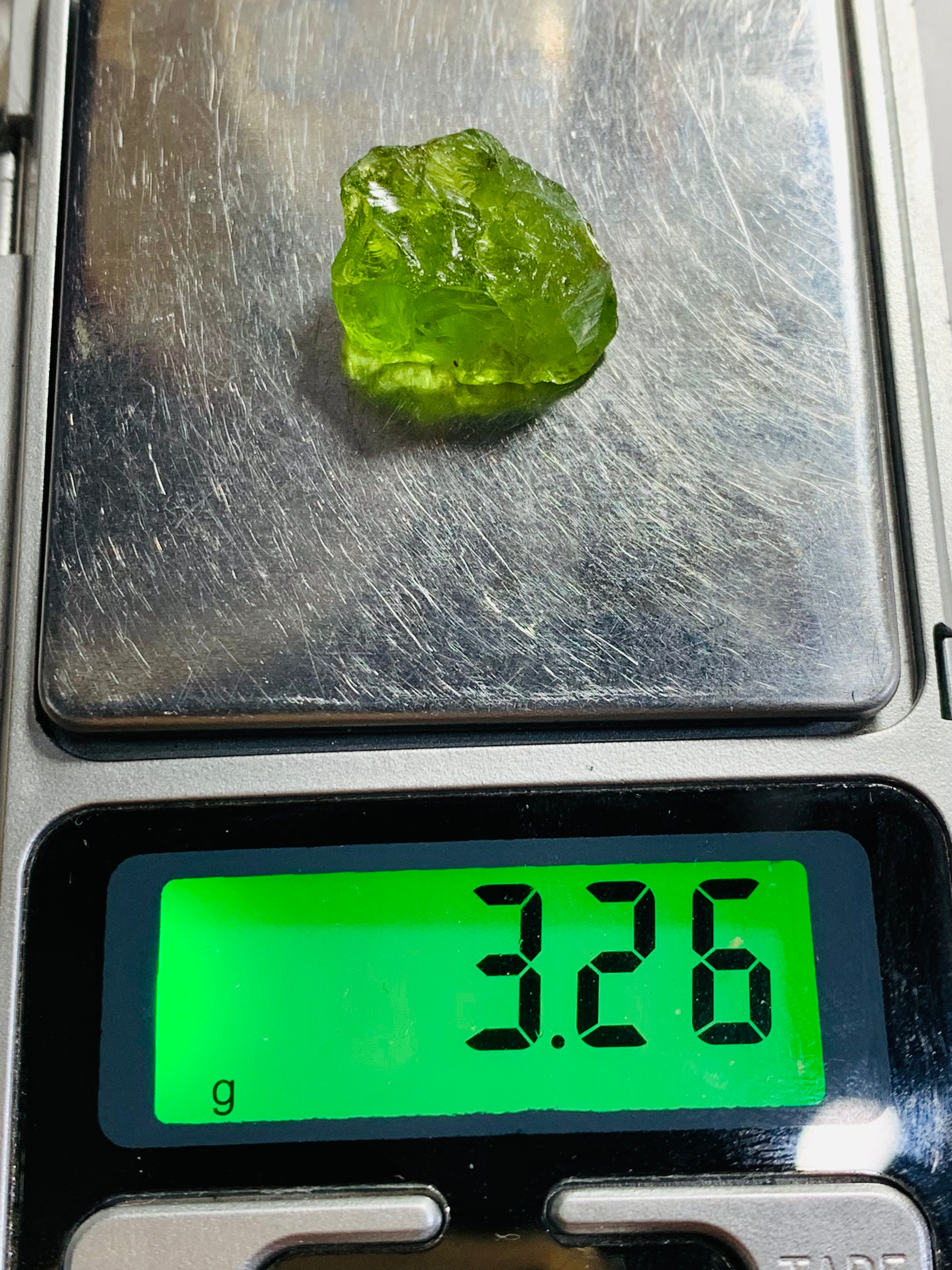 3.26 grams Facet Grade Rough Peridot | Raw Gemstones