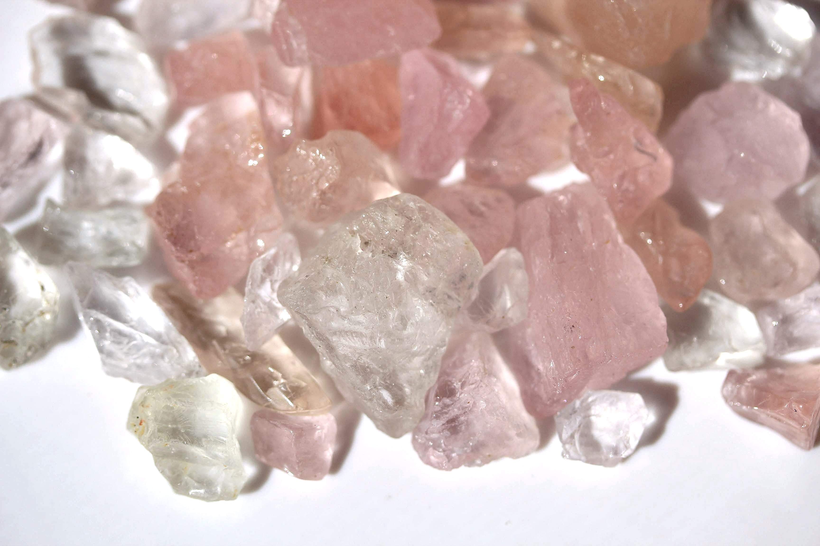 Facet Quality Morganite Raw Stone