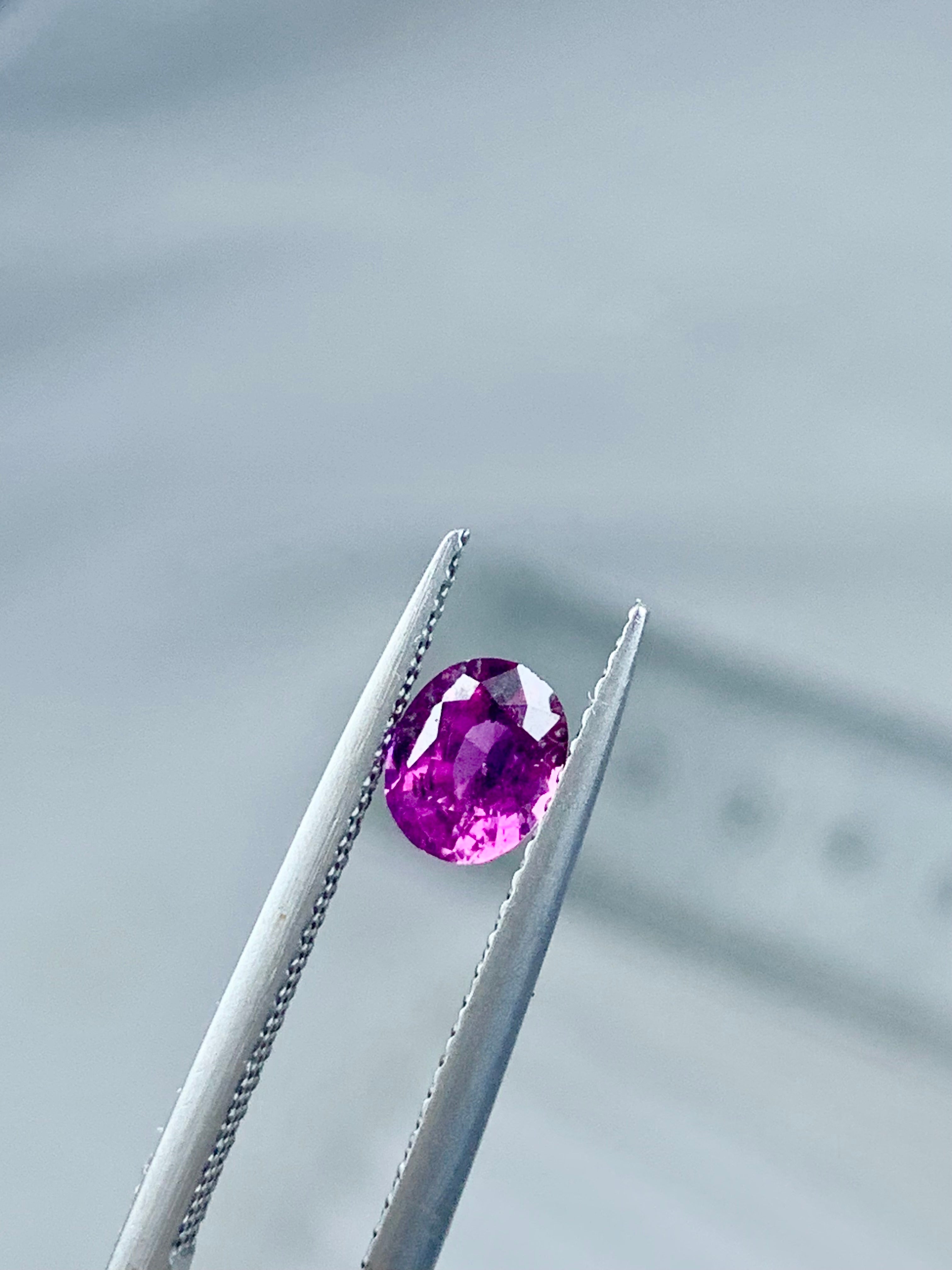 Kashmir sapphire faceted stones