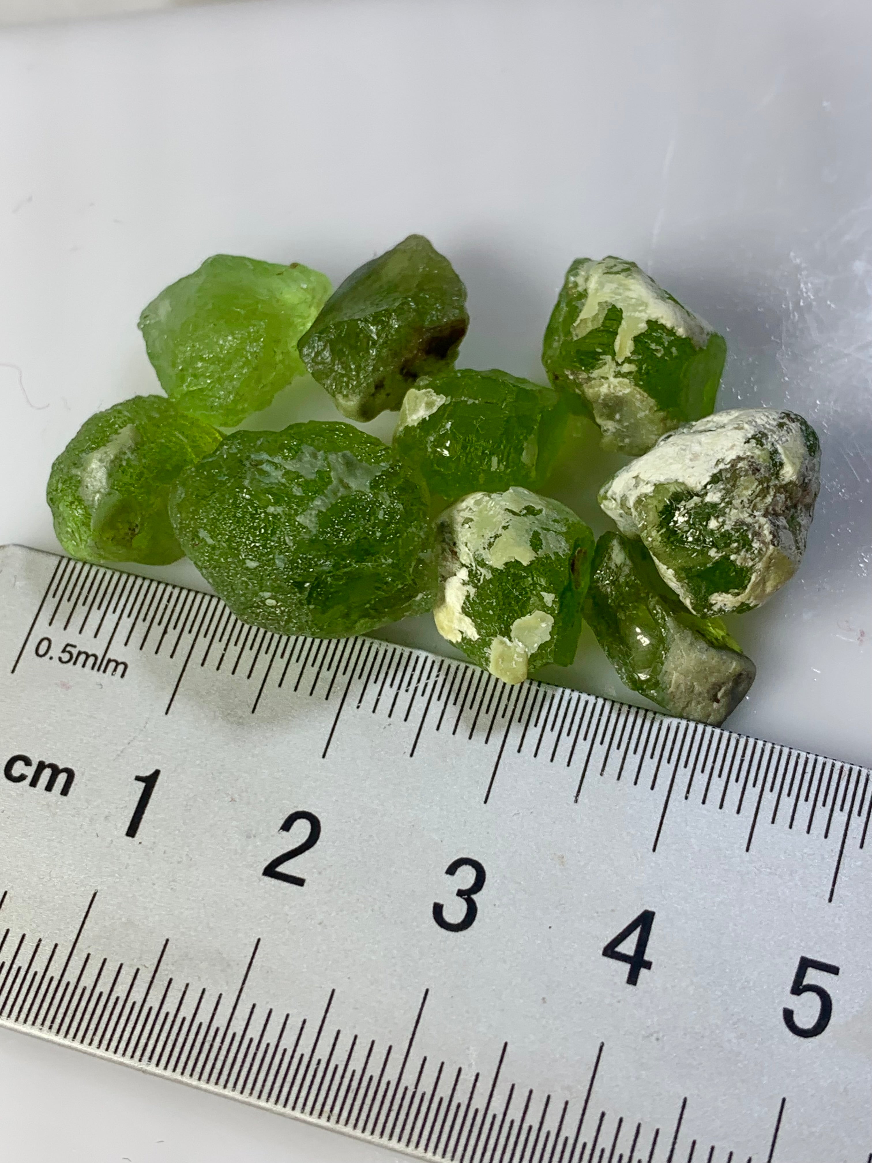 Peridot mantle rocks
