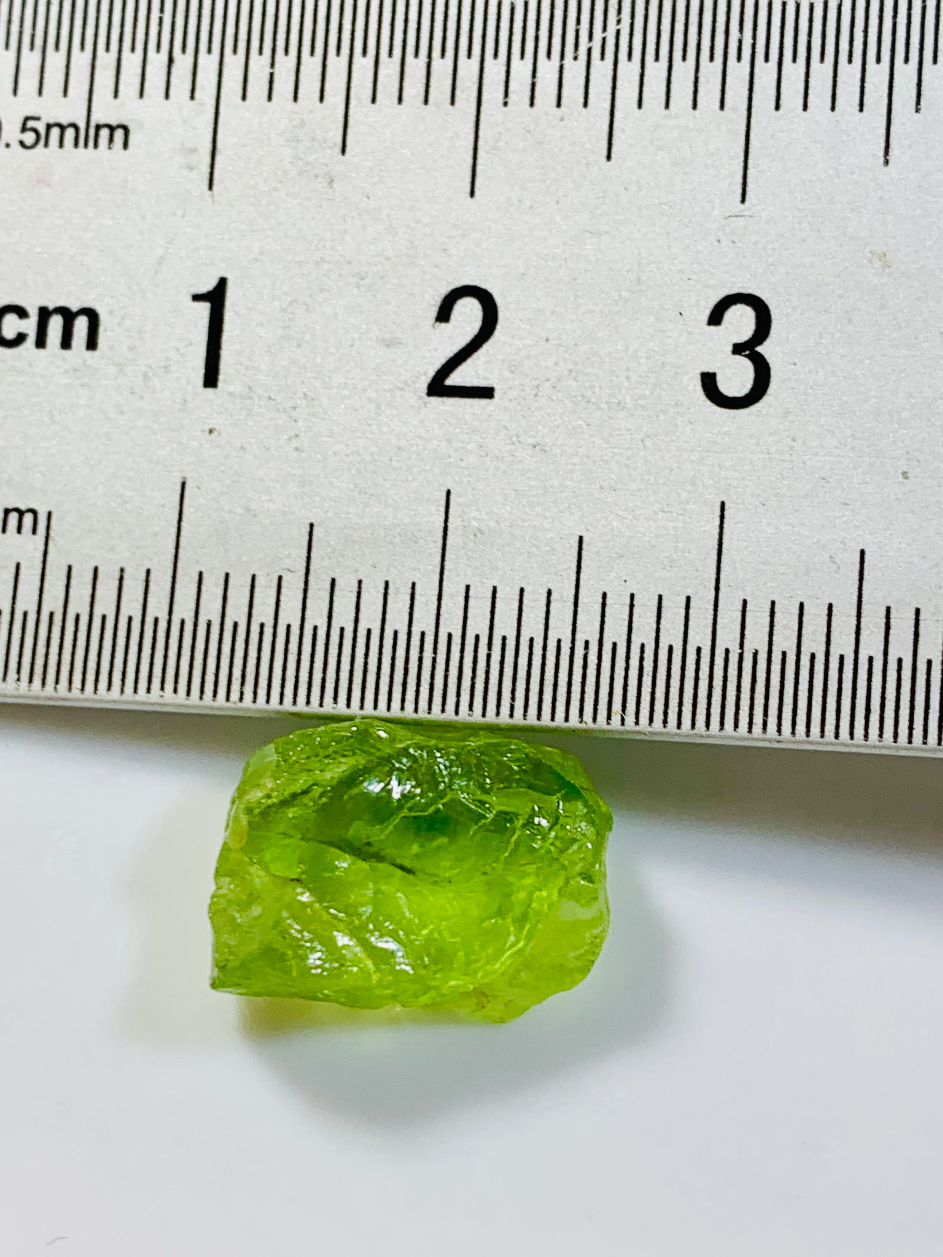 1.87gram apple green facet grade peridot| Rough Gemstones