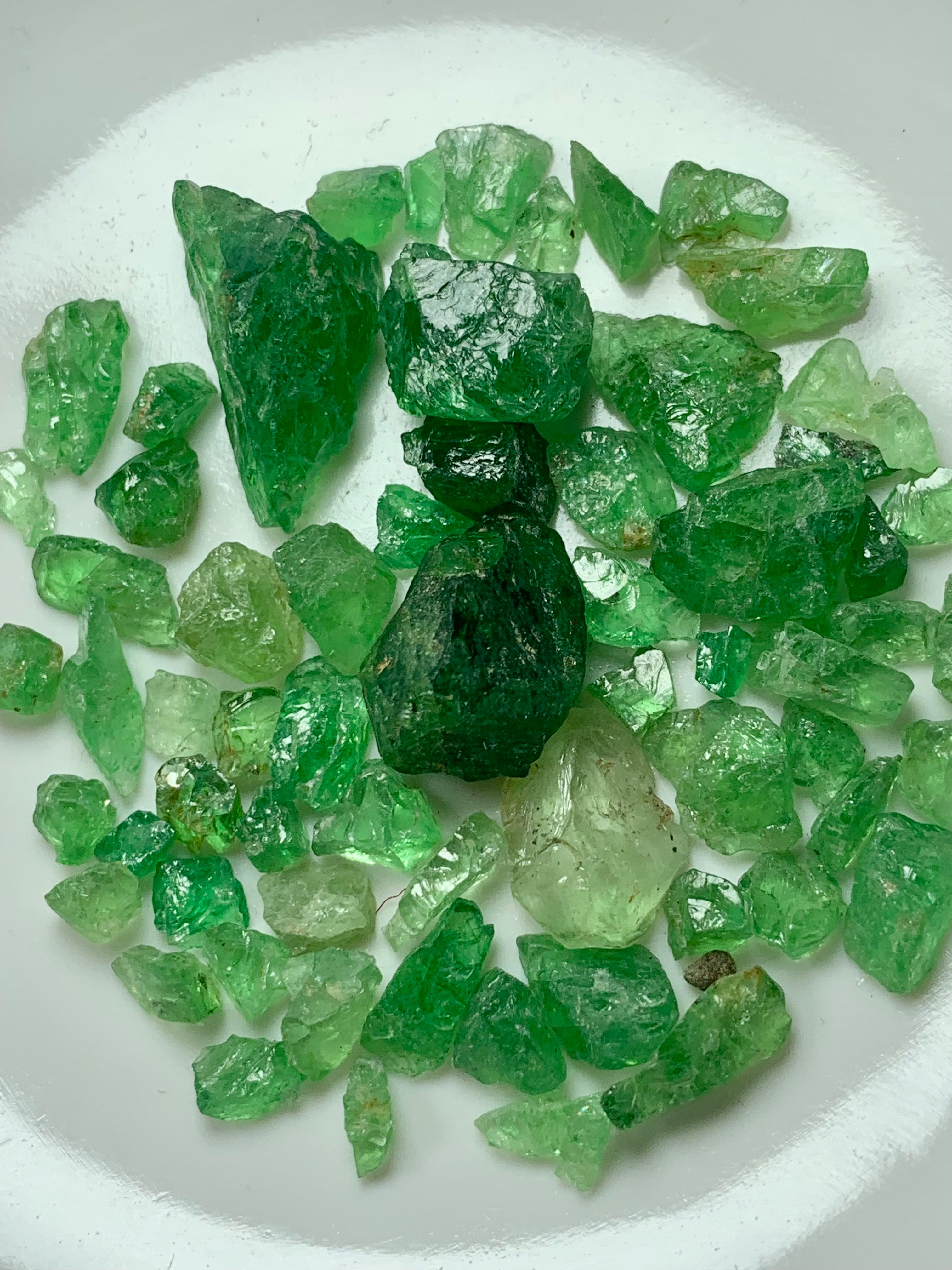 Tsavorite garnet rarity