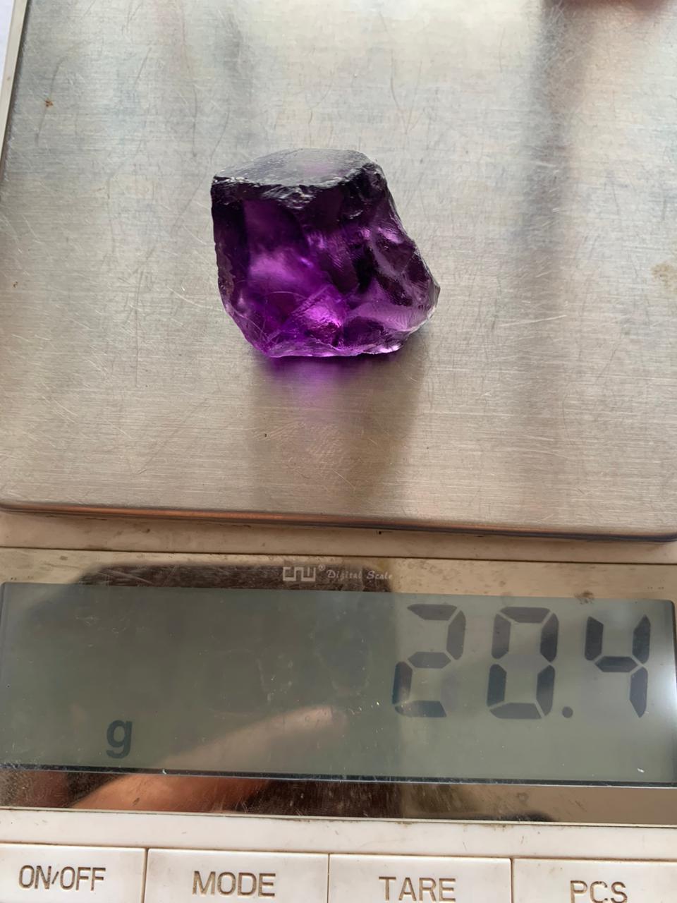 Dark Color Rough amethyst stones | Purple quartz for faceting