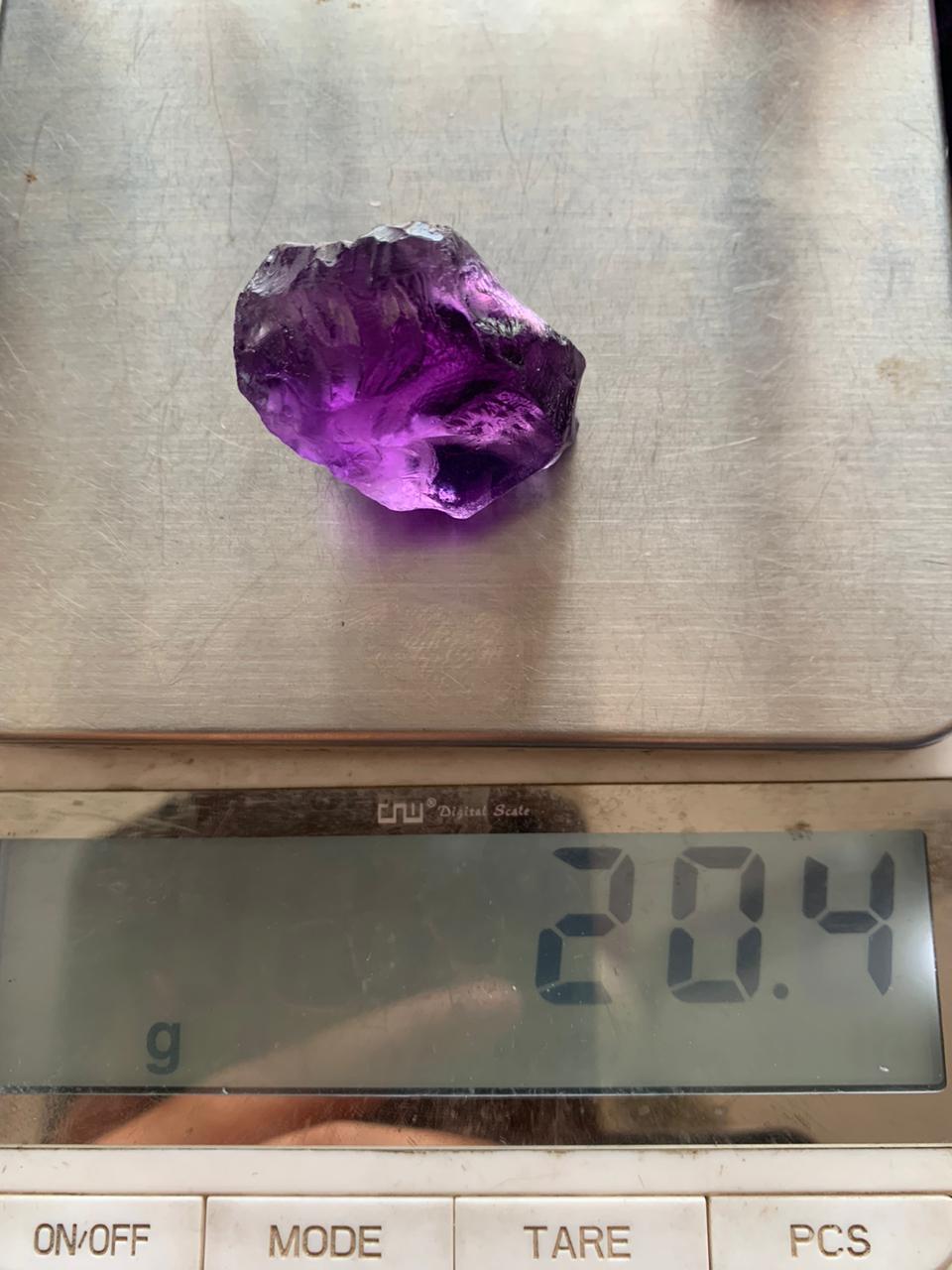 Dark Color Rough amethyst stones | Purple quartz for faceting