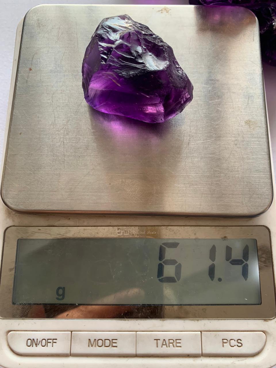 Dark Color Rough amethyst stones | Purple quartz for faceting