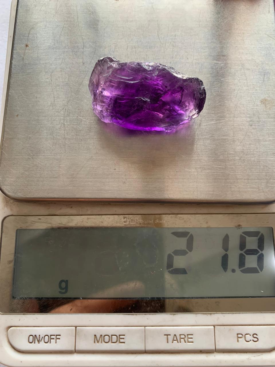 Dark Color Rough amethyst stones | Purple quartz for faceting