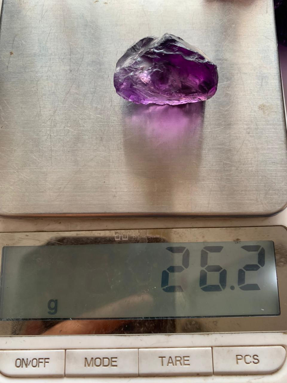 Dark Color Rough amethyst stones | Purple quartz for faceting