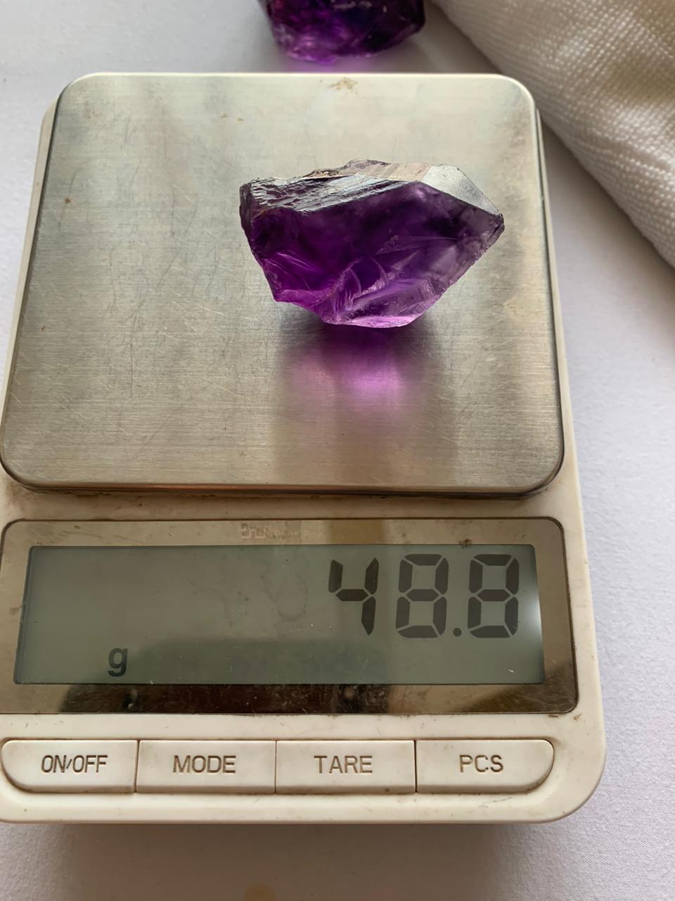 Dark Color Rough amethyst stones | Purple quartz for faceting