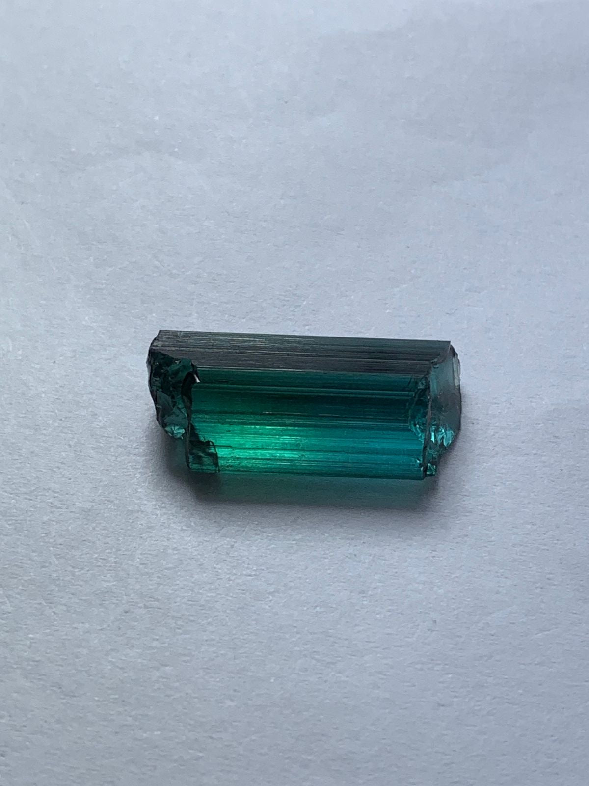 bluish green tourmaline