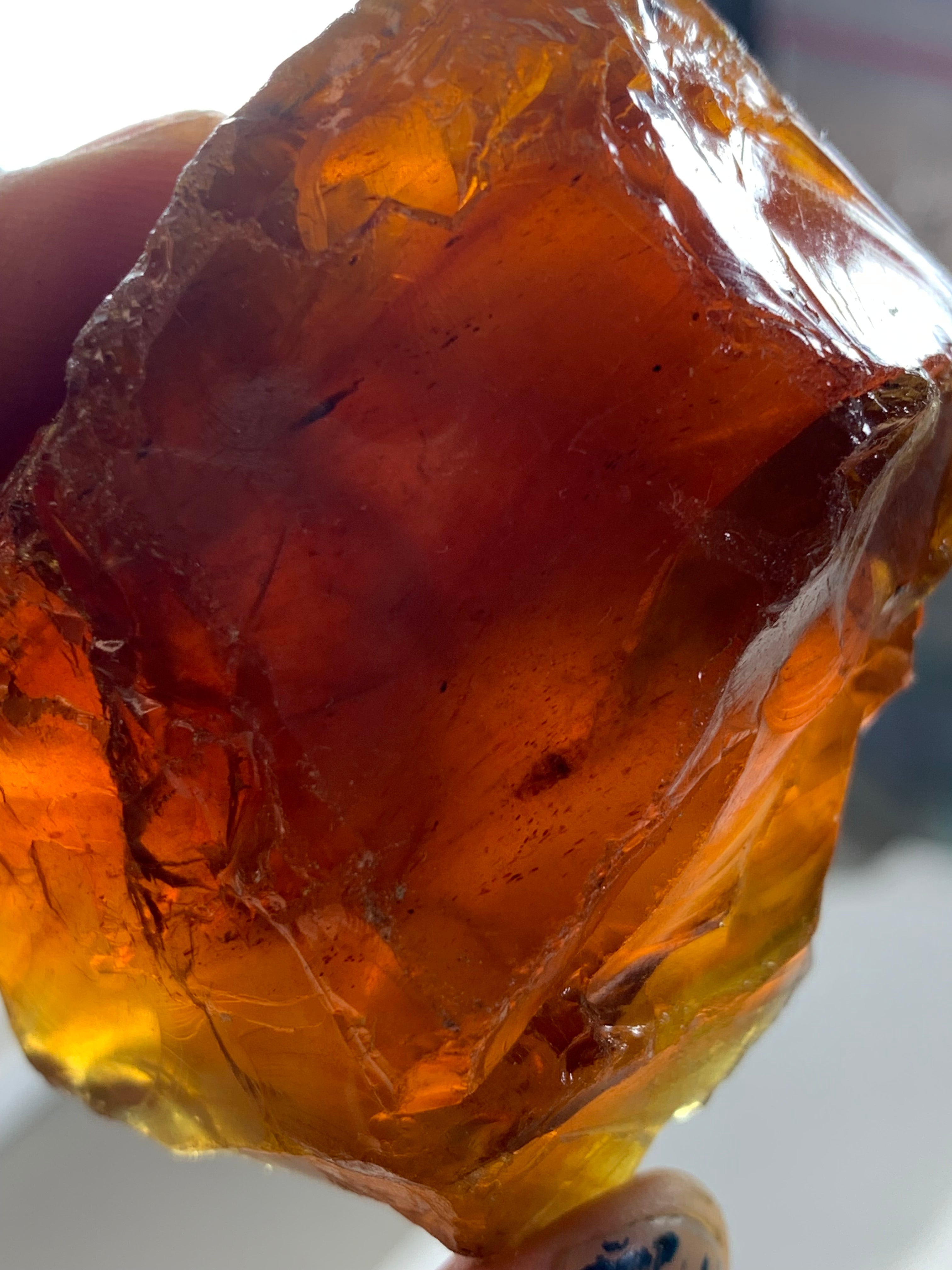 raw organic amber stone