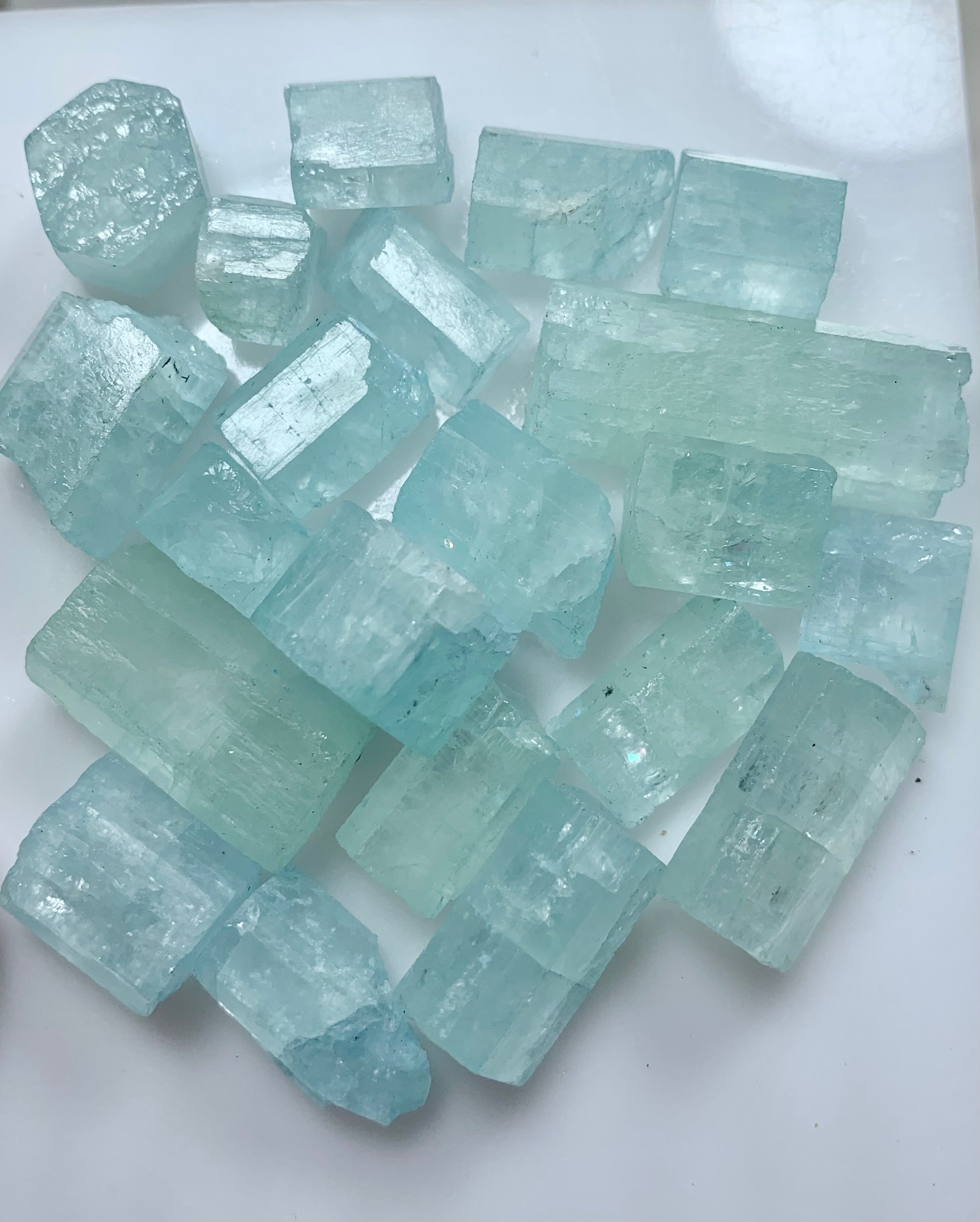 natural rough aquamarine