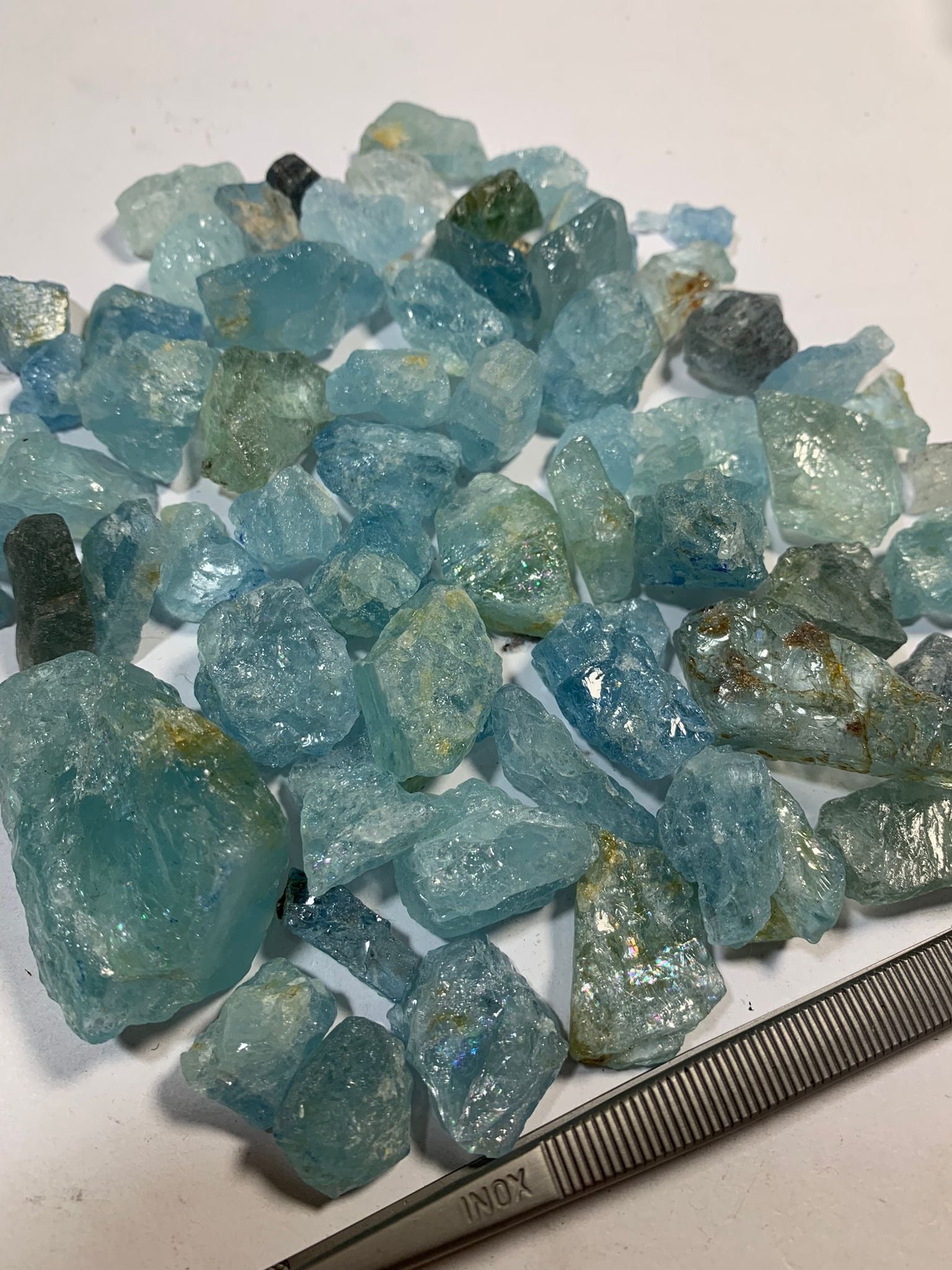 aquamarine gemstone for lapidary