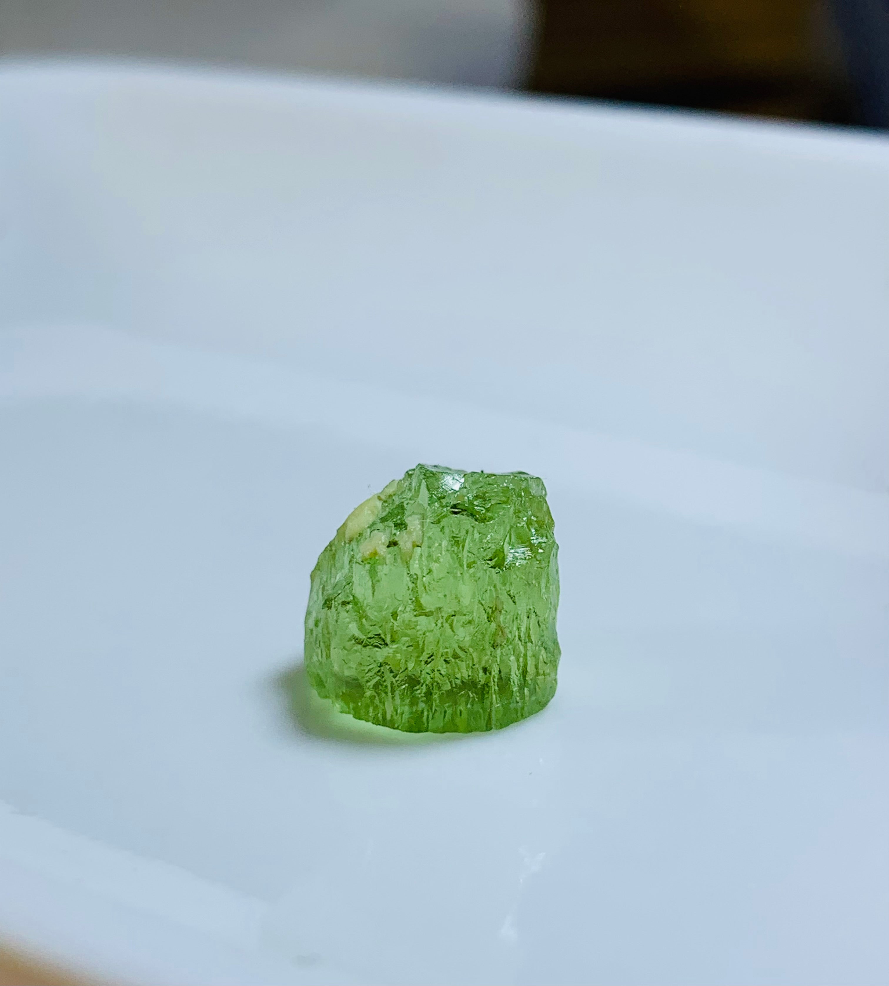 rough peridot birthstone month