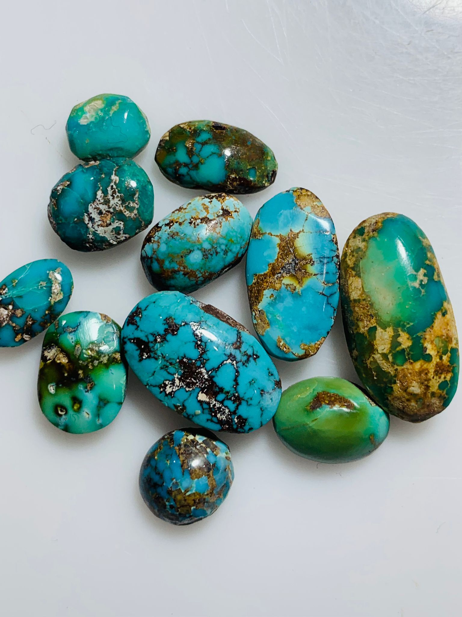 golden hills turquoise cabochon