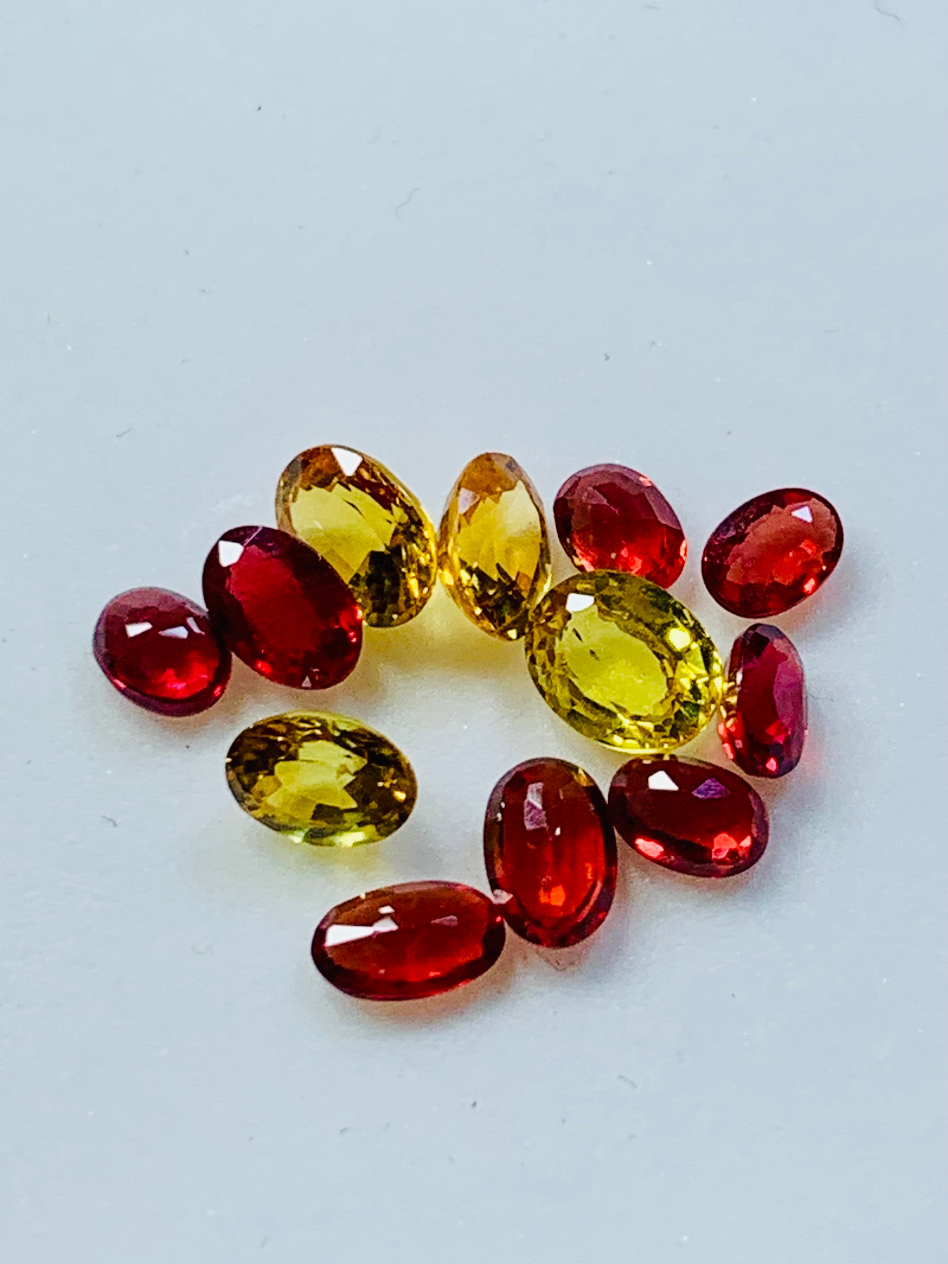 orange sapphire gemstone