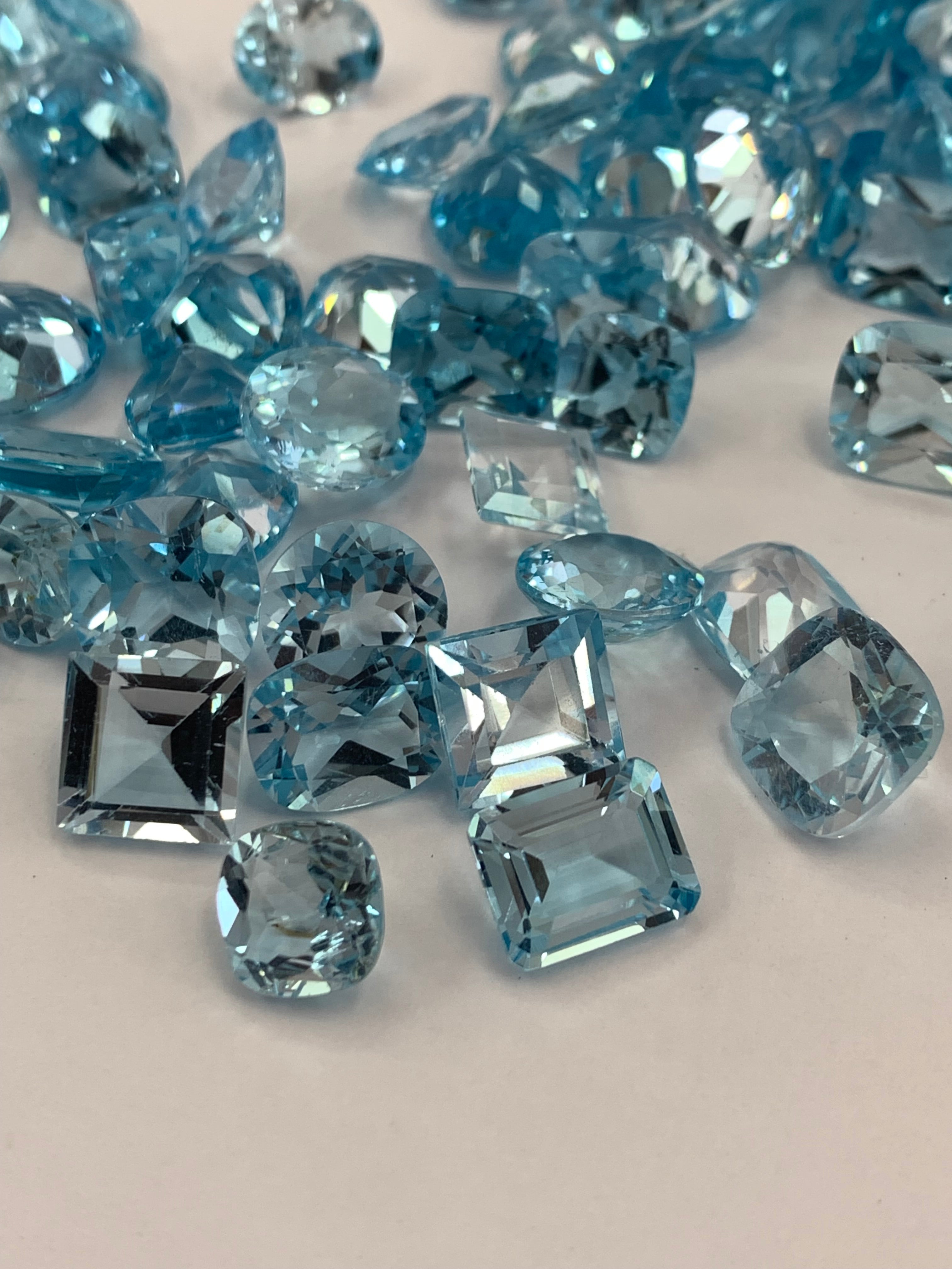 100 CARATS SKY TOPAZ LOOSE GEMSTONE – GemsVisor - Main Image