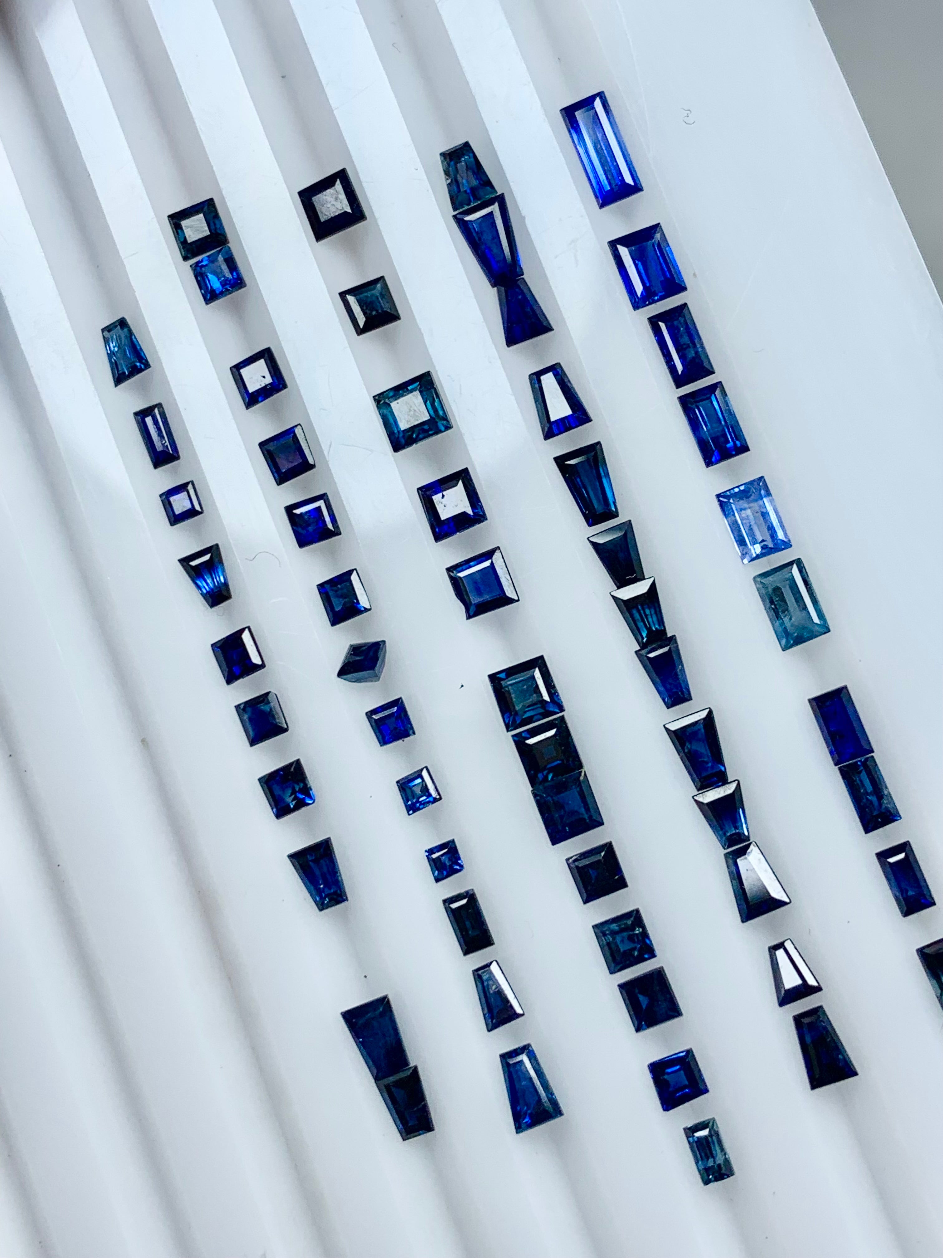 blue sapphire faceted