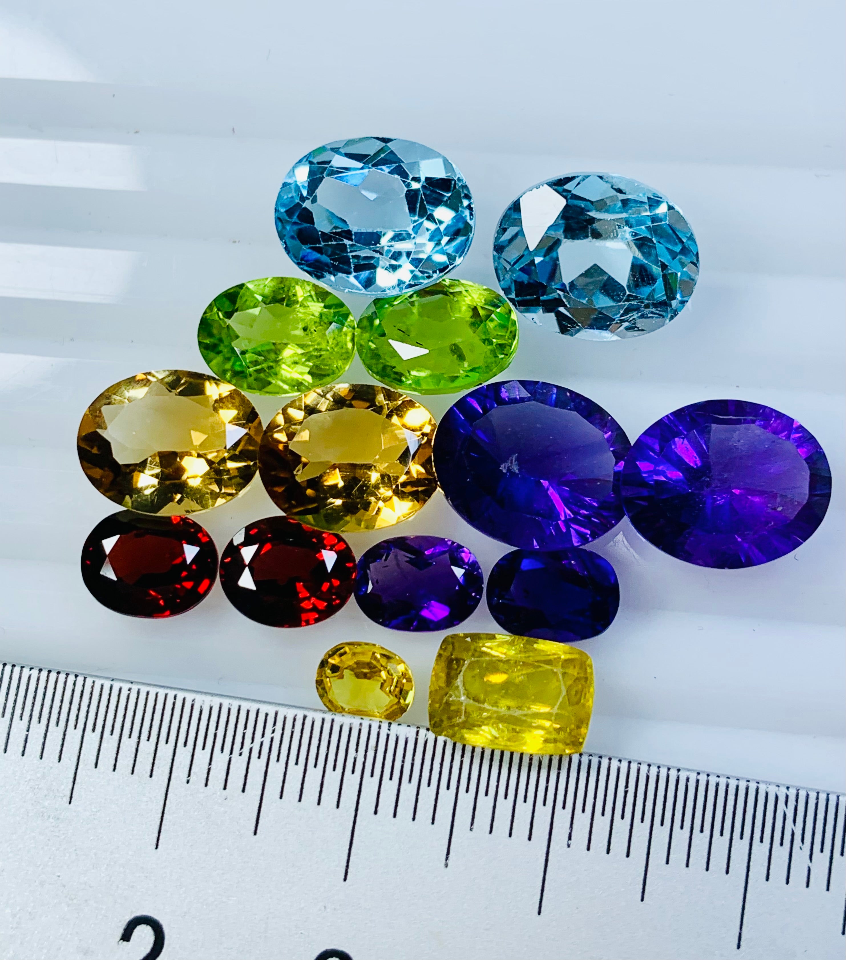 natural loose citrine crystal