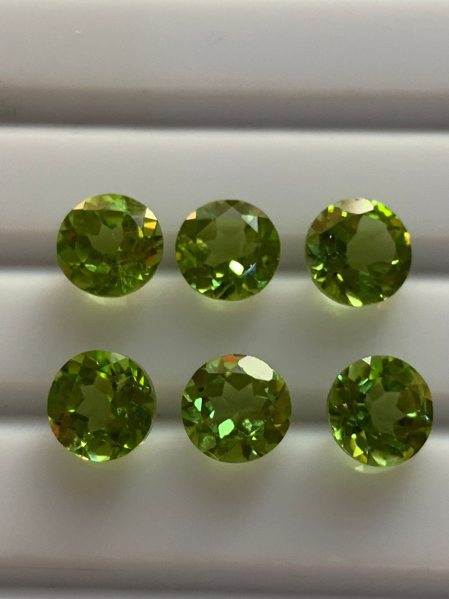 peridot cufflinks