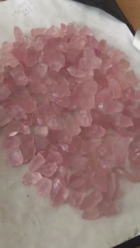 Lapidary Rough Rose Quartz Stones