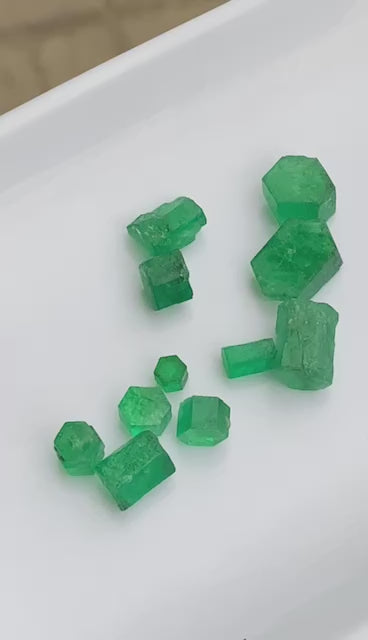 hydrothermal emerald rough