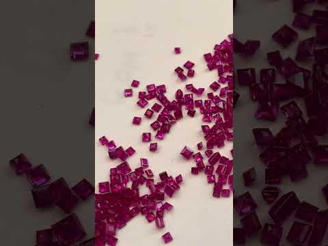 rubies cut gems for jewelry