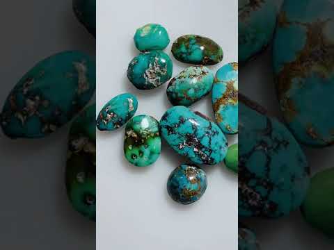 number 8 turquoise cabochon
