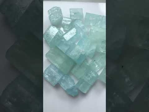 aquamarine rough green blue
