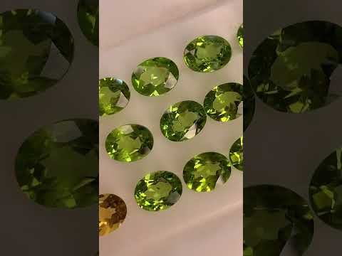 peridot cut gemstone