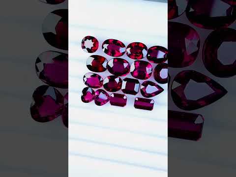 34 Carats Natural Loose Purple Rhodolite Garnet | Loose Cut Gemstone