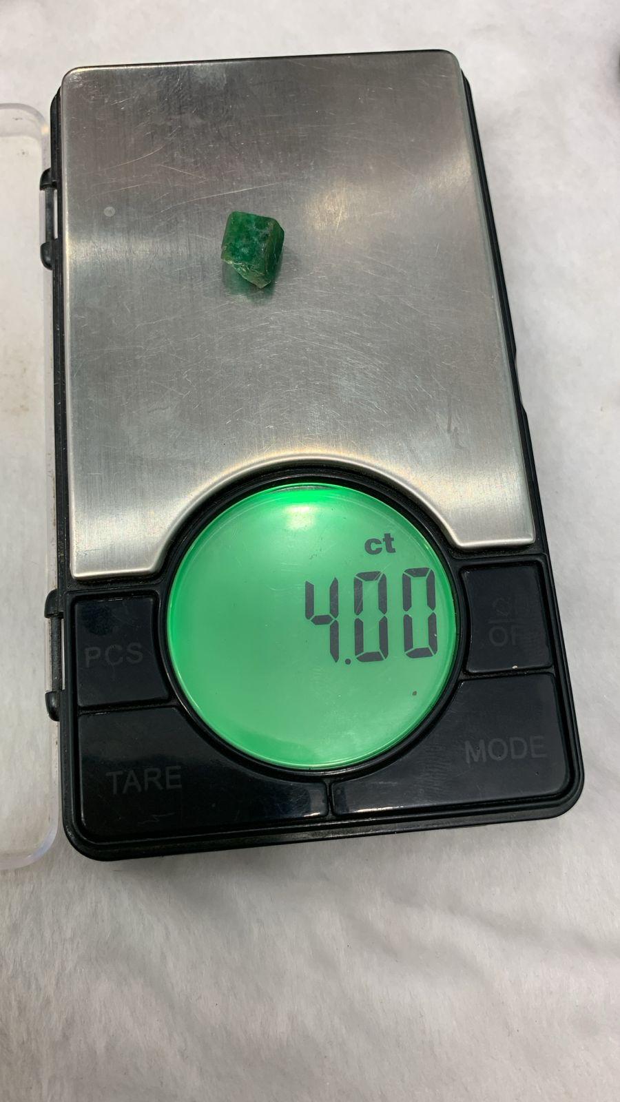 uncut natural emerald