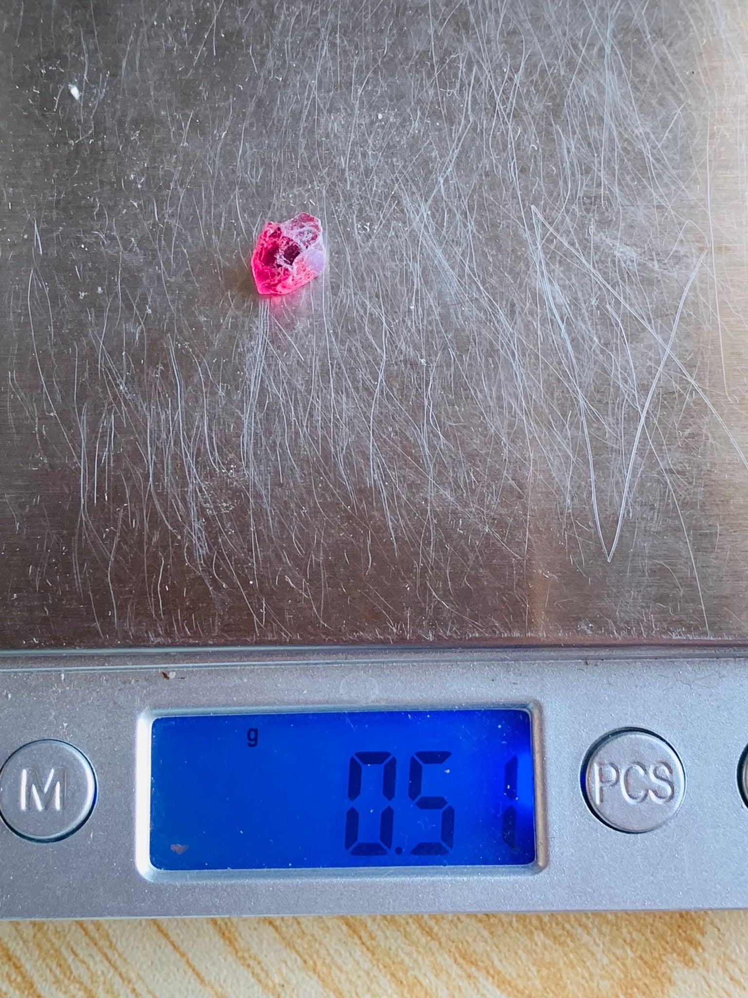 rhodolite garnet earring