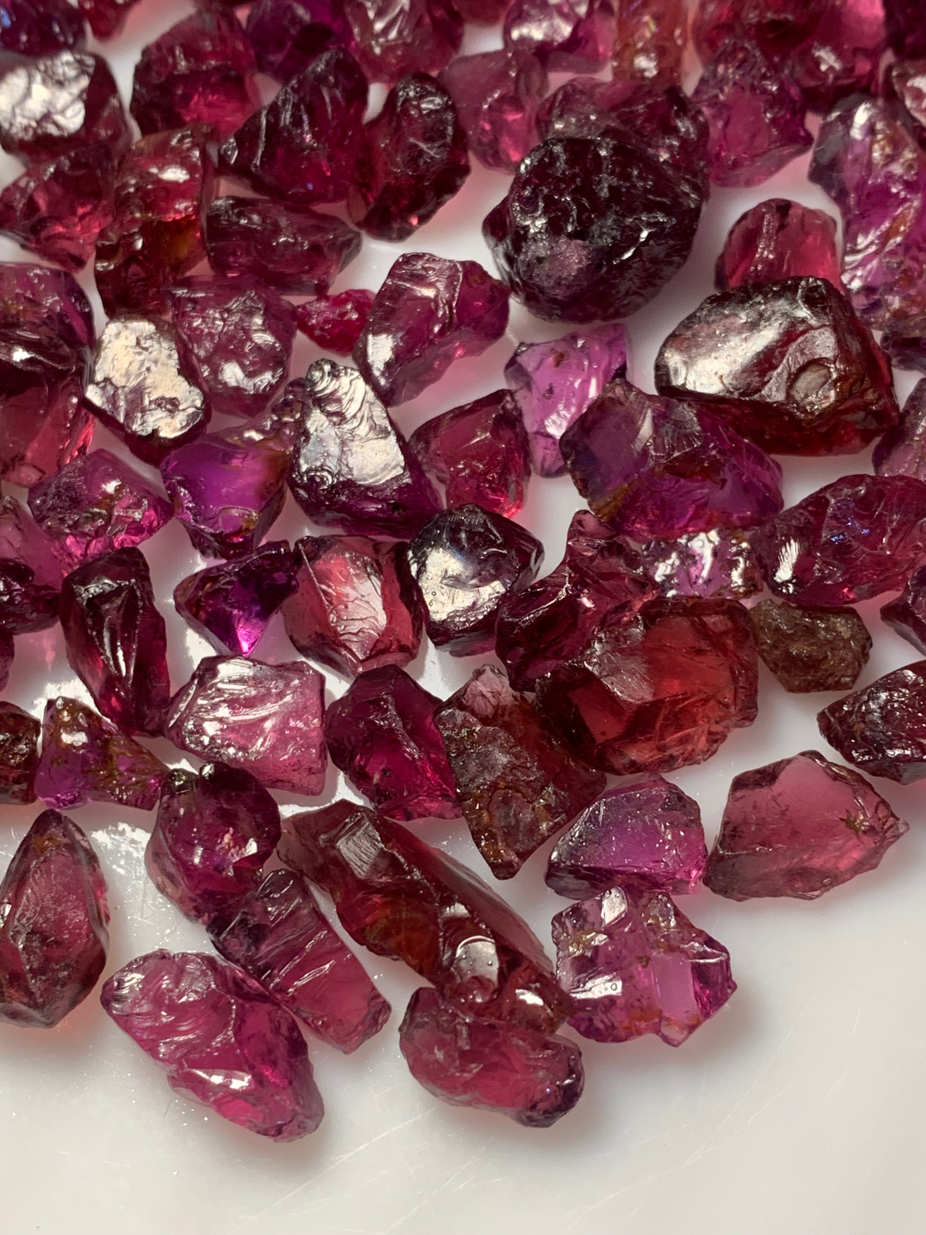 raspberry rhodolite garnet