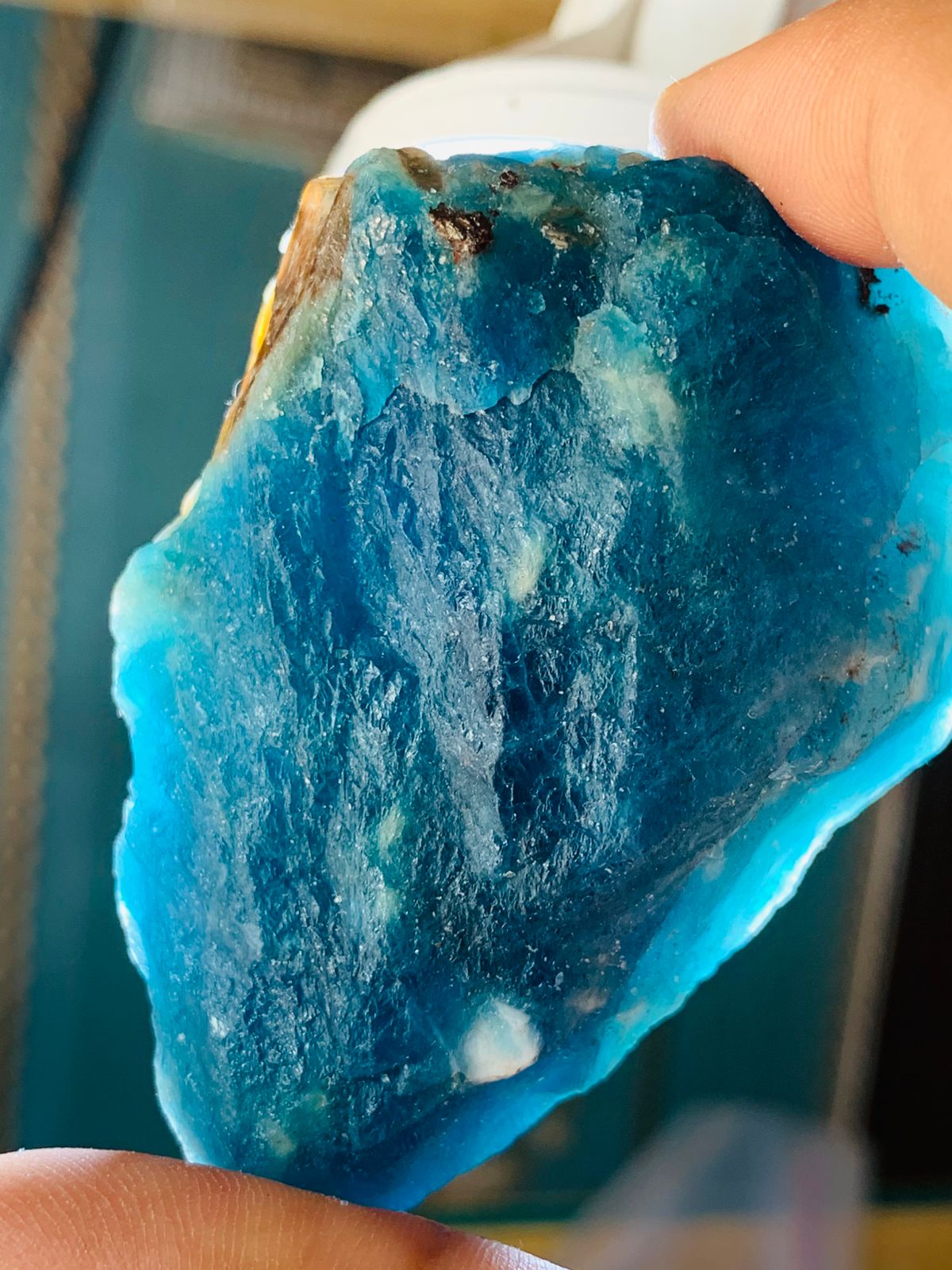 67 Grams Of Rare Haüyne Gemstone| Natural Rough Gemstone