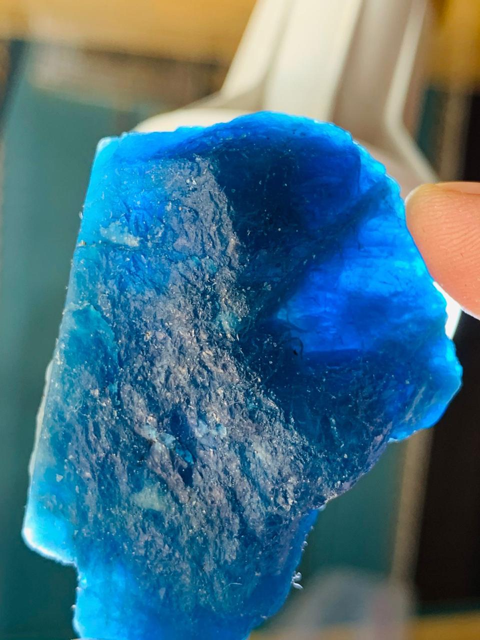 39.25 Grams Of Rare Hauyne | Rough Gemstone For Cabbing