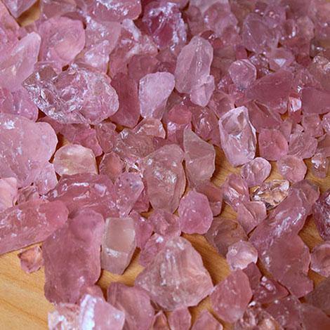Lapidary Rough Rose Quartz Stones