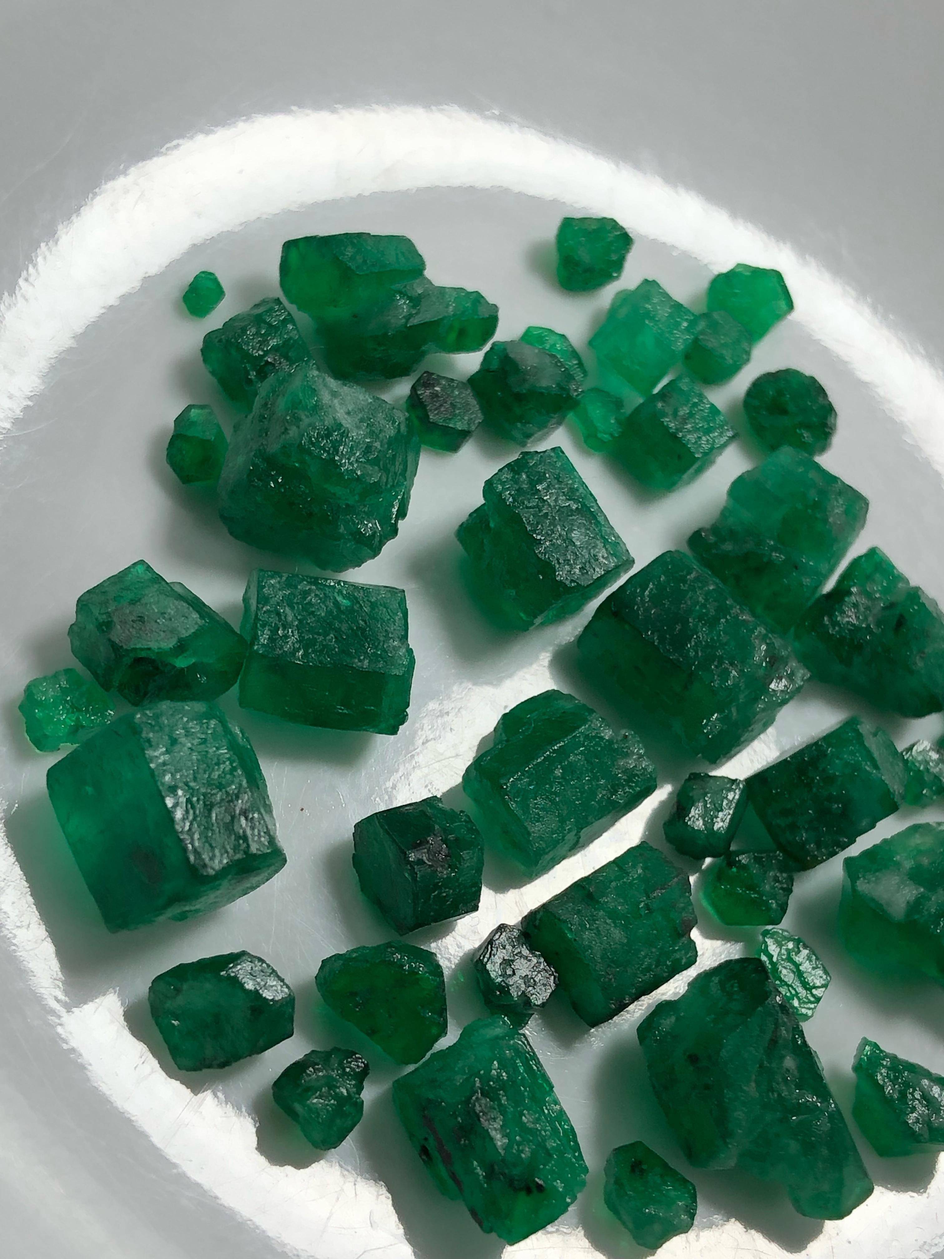 uncut natural emerald