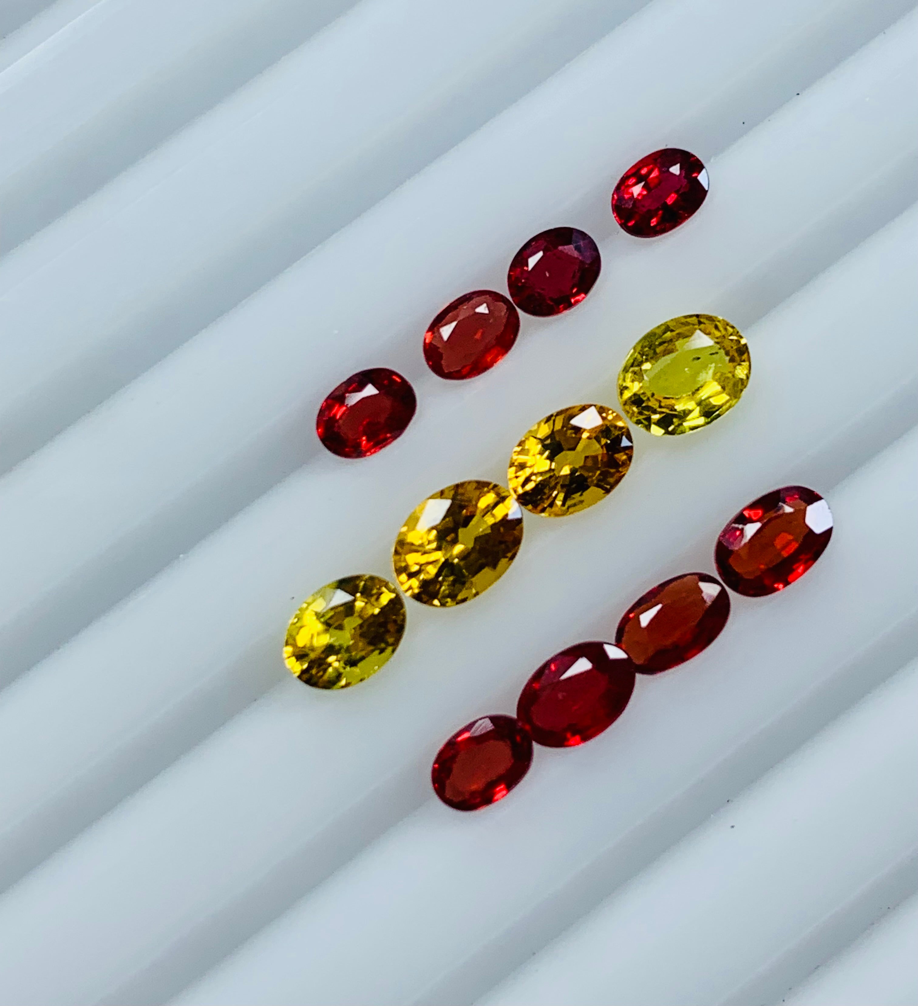 orange sapphire color