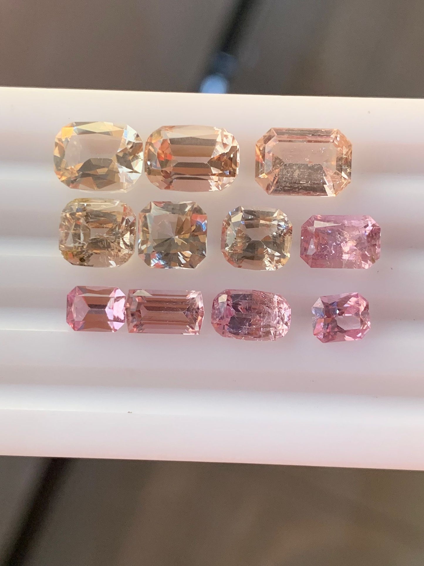 Rare Katlang Topaz Loose Gems 14 carats