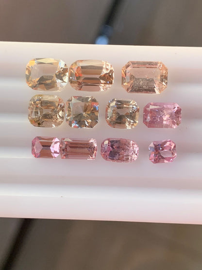Rare Katlang Topaz Loose Gems 14 carats