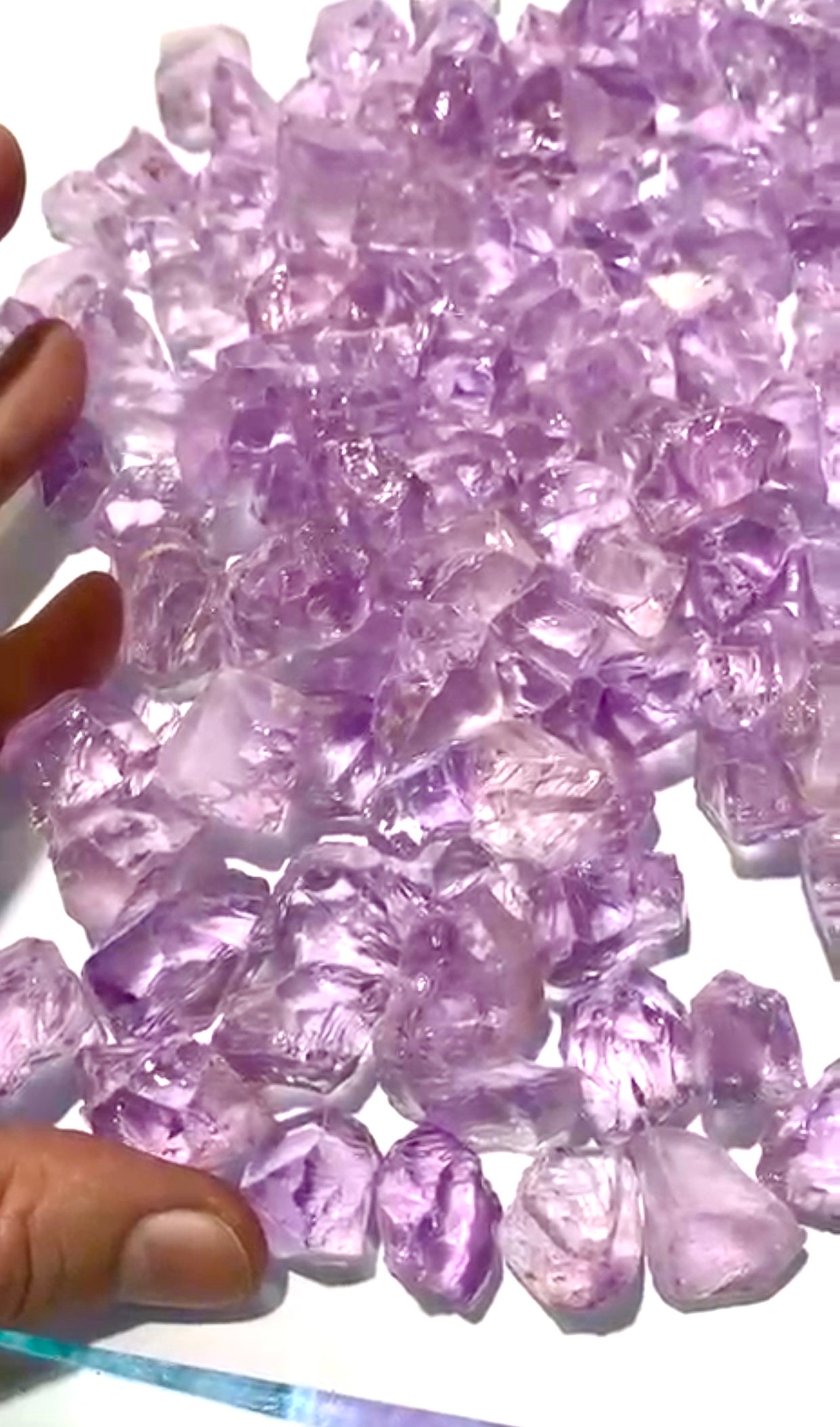 5000 Carats Good Quality Facet Grade Rose De France colour Amethyst