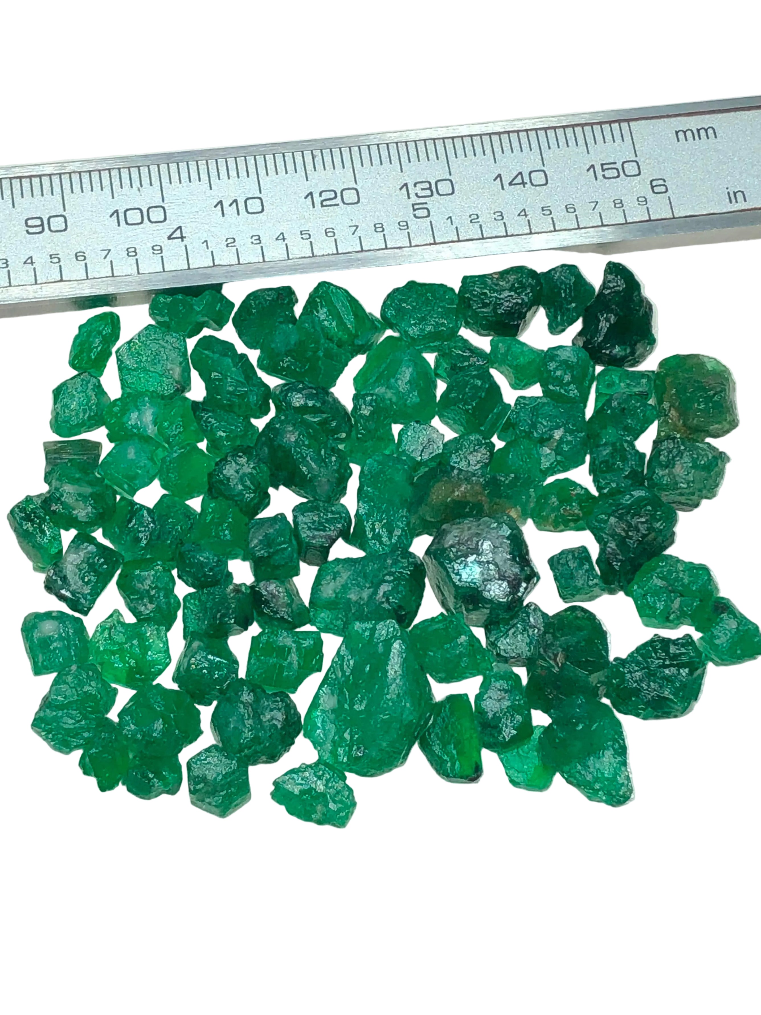 127 Carats Natural Emeralds Rough Deal