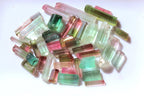 raw tourmaline crystal lot 103 carats for faceting

