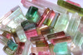 natural tourmaline rough crystals 103 carats for lapidary

