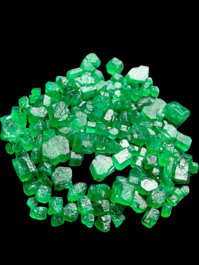 Untreated natural emerald rough from Pakistan