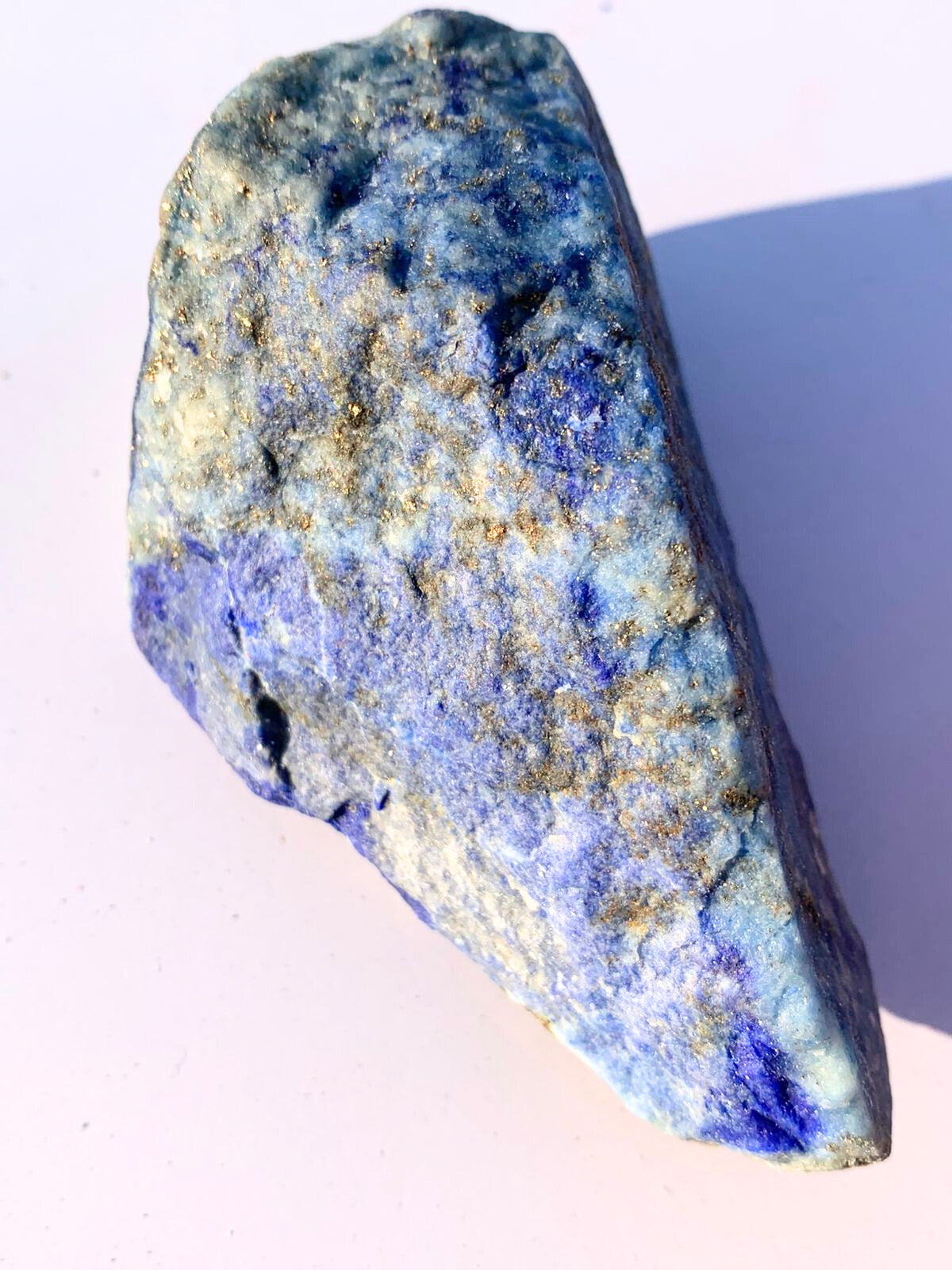 authentic 169g Afghanistan lapis lazuli for lapidary work

